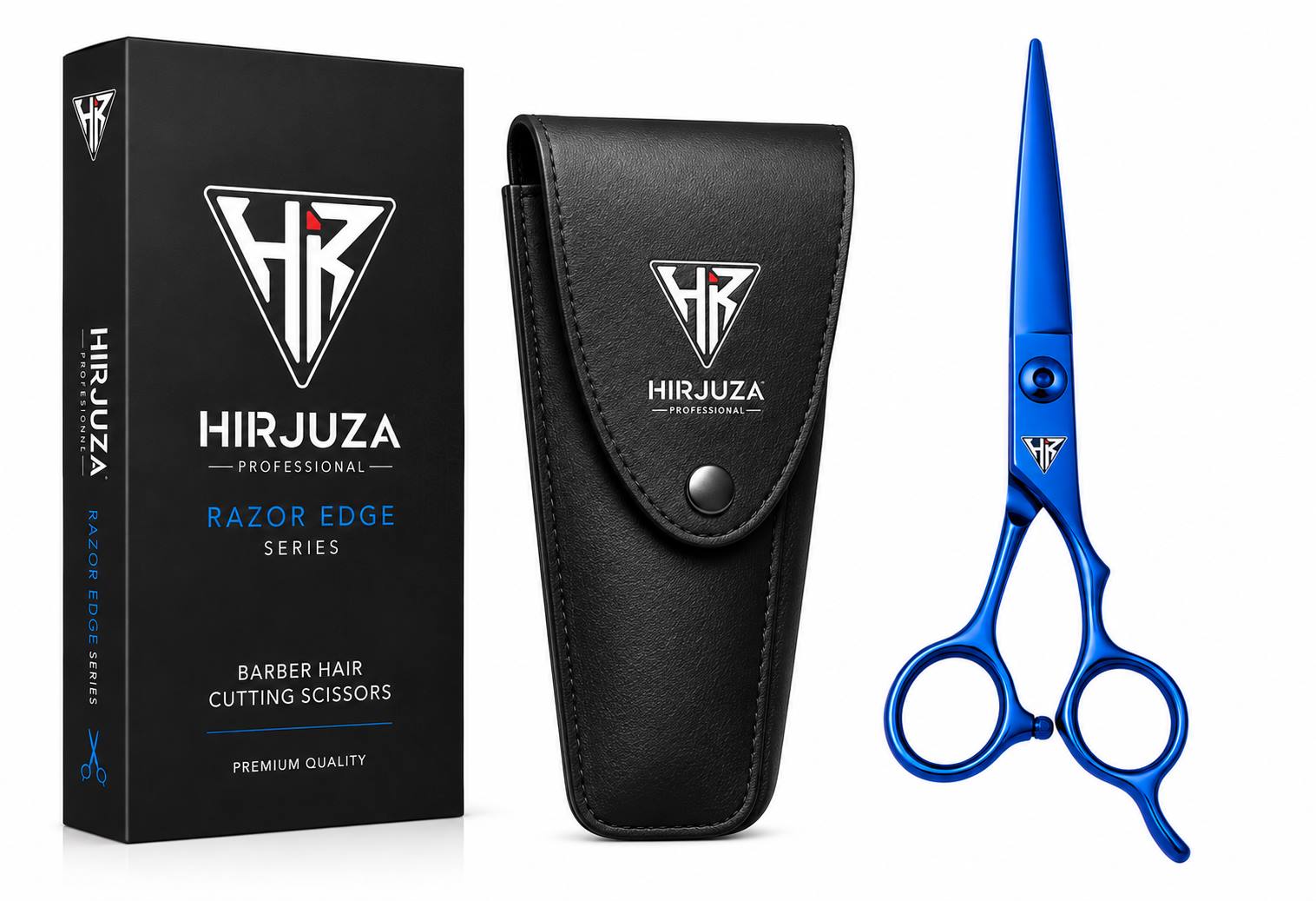 Hirjuza Hair Cutting Scissors Professional 6.5" – Stainless Steel, 2.7" Razor Edge Blade Barber Scissors - Image 9